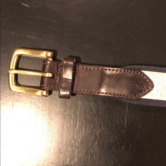 Kelly Green Vineyard Whale Canvas Club Belt - Picture 3 of 5